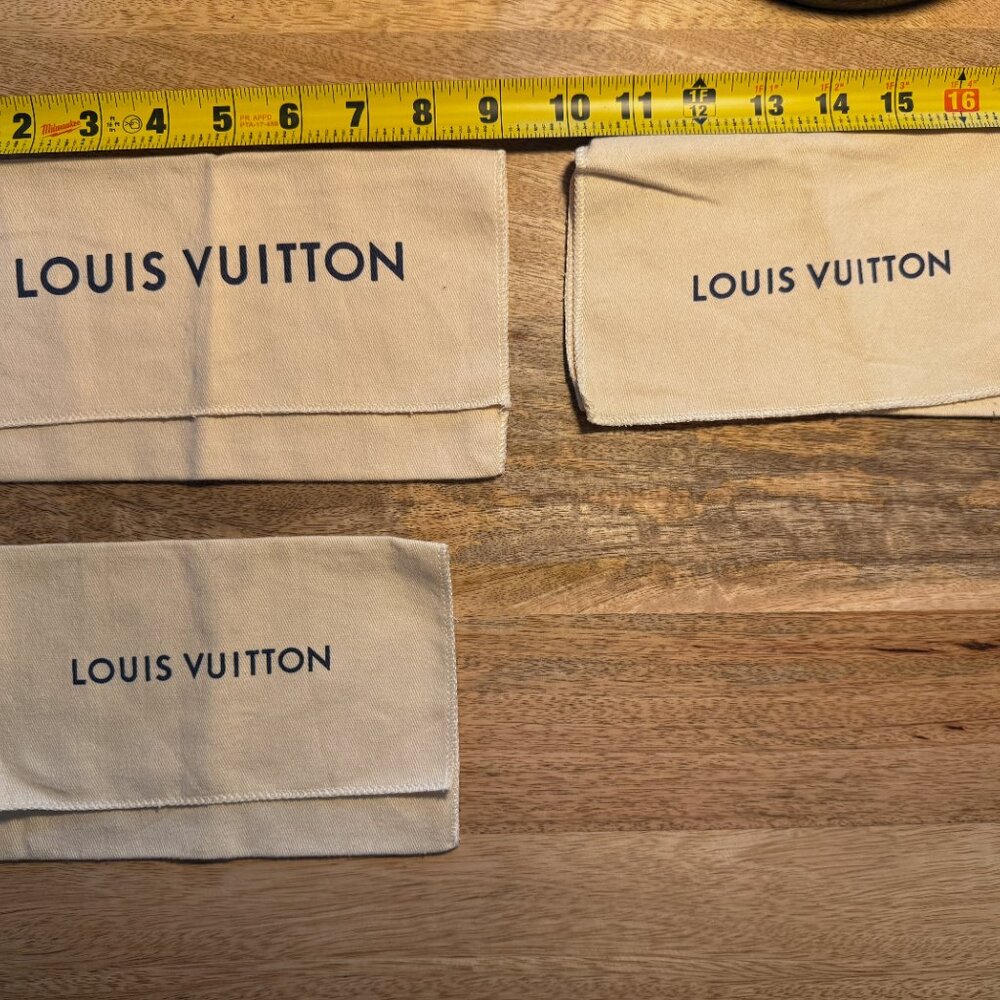New Authentic Louis Vuitton Assortment (3) Dust Bags - Picture 3 of 3